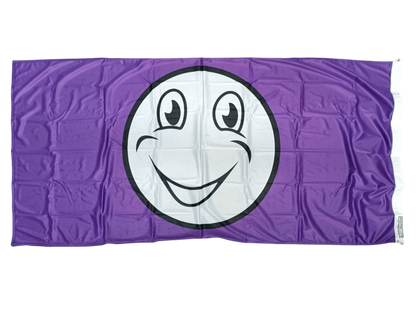 Happy Face Flag - Multiple Sizes & Colors Available