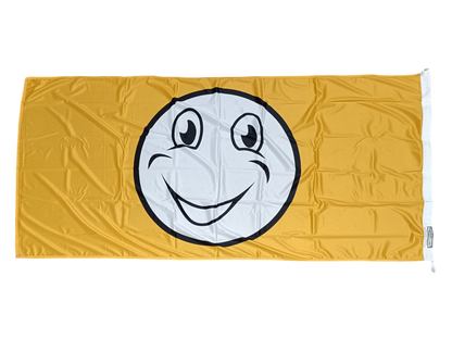 Happy Face Flag - Multiple Sizes & Colors Available