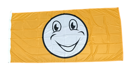Happy Face Flag - Multiple Sizes & Colors Available