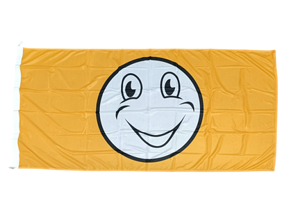 Happy Face Flag - Multiple Sizes & Colors Available