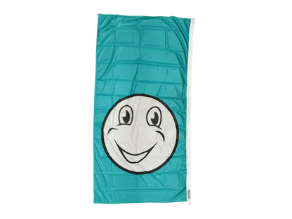 Happy Face Flag - Multiple Sizes & Colors Available