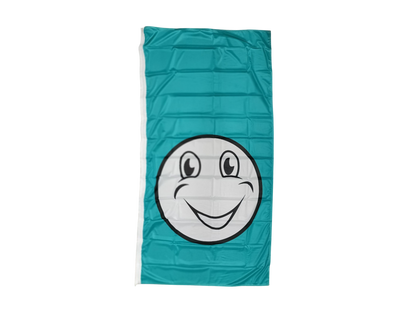Happy Face Flag - Multiple Sizes & Colors Available