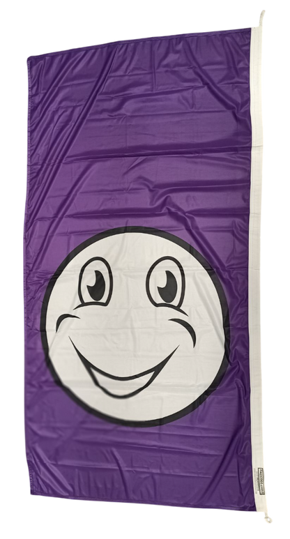 Happy Face Flag - Multiple Sizes & Colors Available