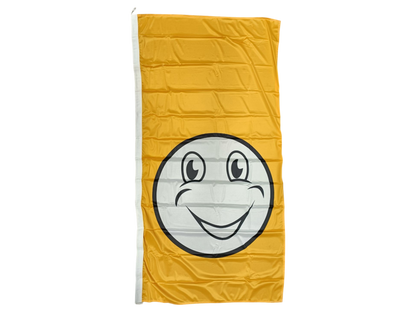 Happy Face Flag - Multiple Sizes & Colors Available