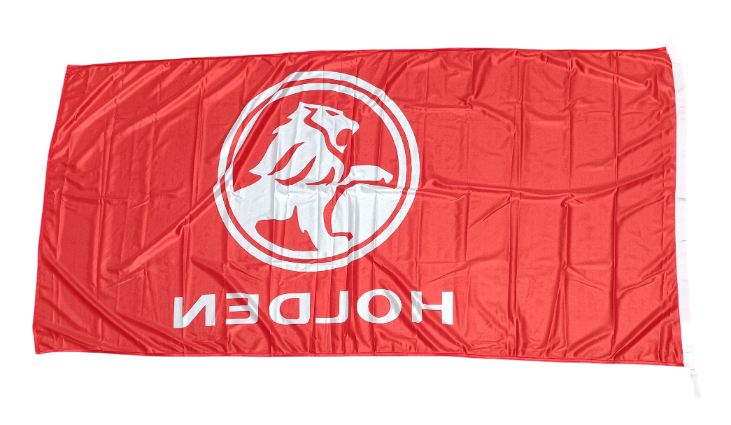Quality Holden, Horizontal Flag, 180cmx90cm with header and loops