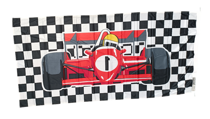 Quality 'International Racing' Pole Flag, 180cm by 90cm