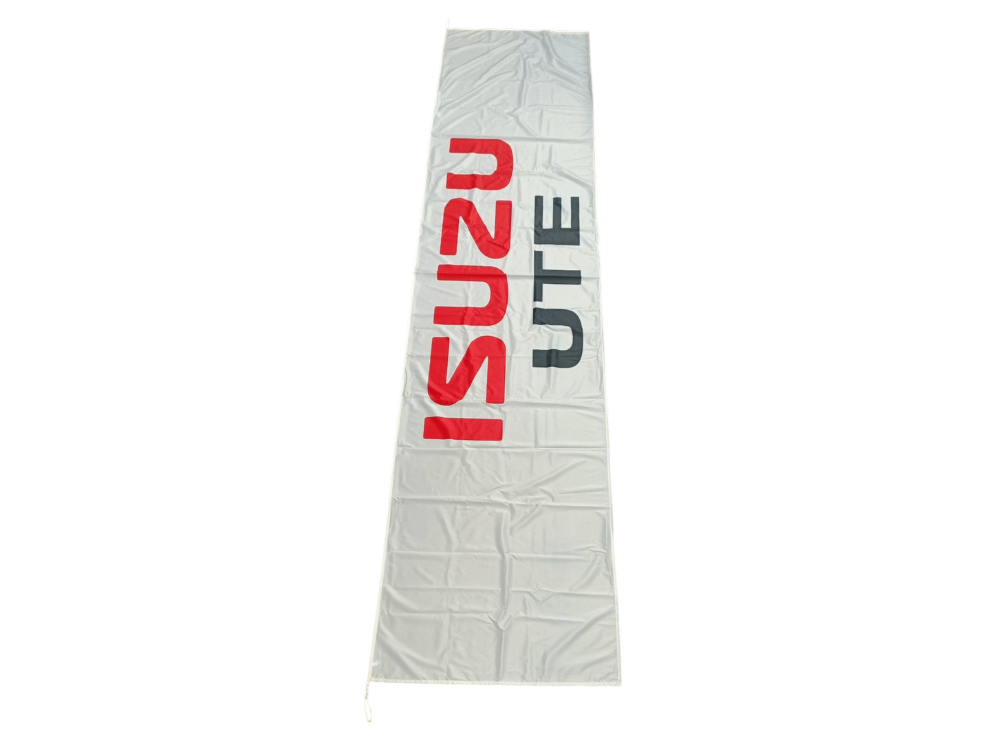 Quality ISUZU UTE, White Outdoor Flag - Multiple Sizes Available