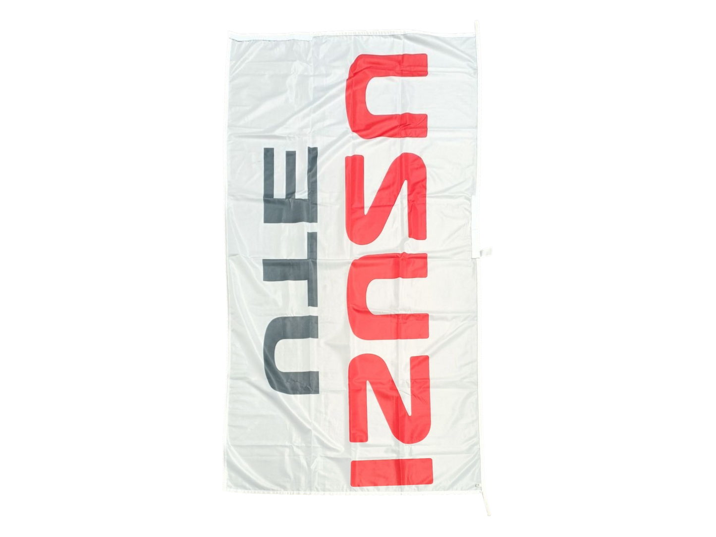 Quality ISUZU UTE, White Outdoor Flag - Multiple Sizes Available