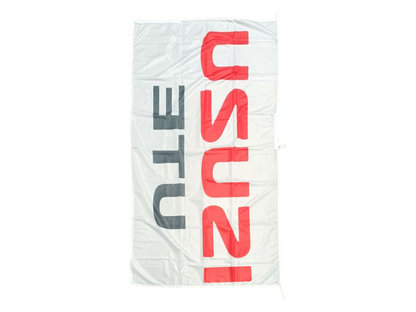 Quality ISUZU UTE, White Outdoor Flag - Multiple Sizes Available