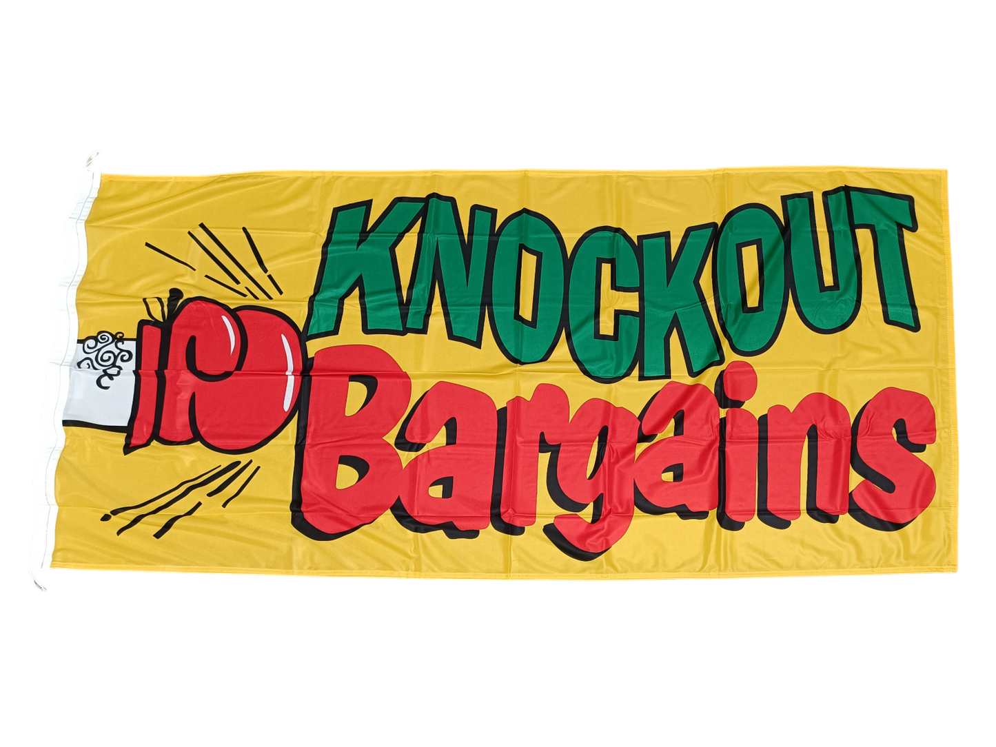 Knockout Bargains Flag, 180x90 cm