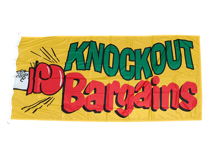 Knockout Bargains Flag, 180x90 cm