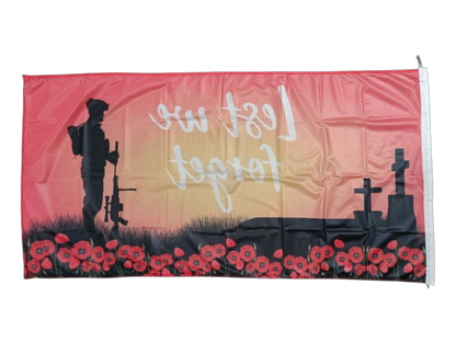 Lest We Forget Flag - Multiple Sizes Available