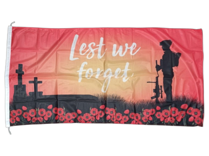 Lest We Forget Flag - Multiple Sizes Available