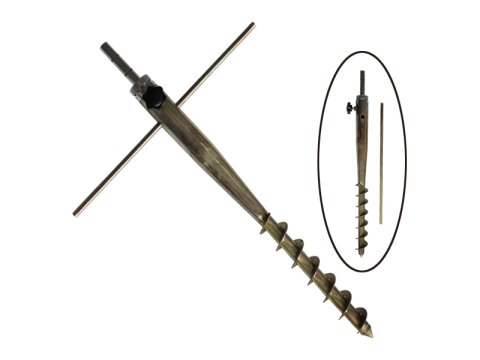 Metal Ground Drill with spindle - 64cm