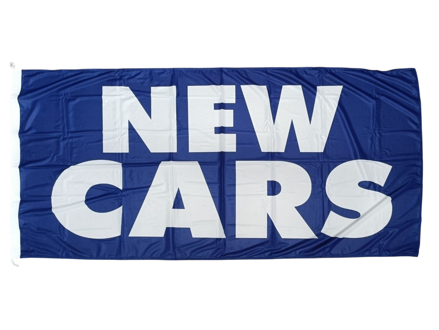 New Cars Flag, Blue - Multiple Sizes Available