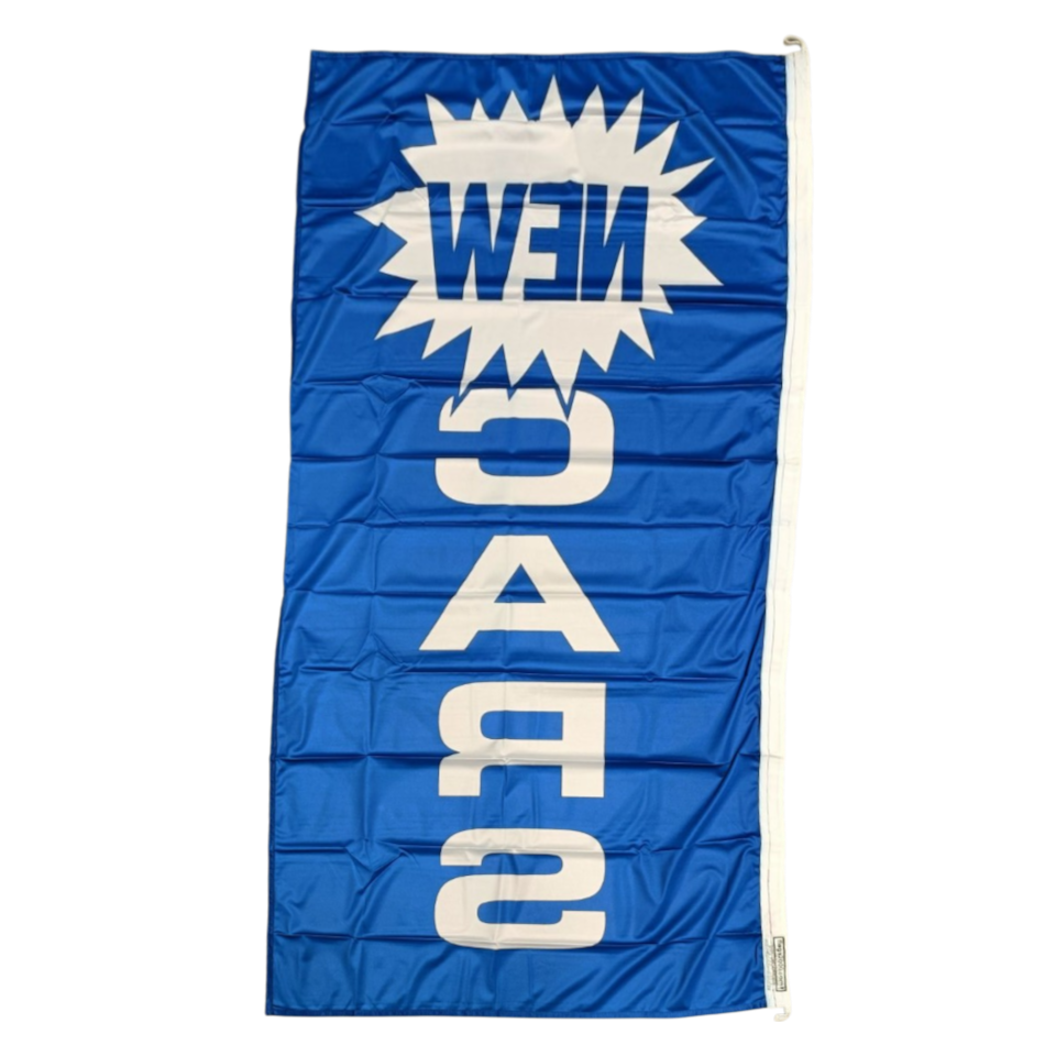 New Cars Flag, Blue - Multiple Sizes Available