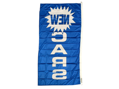 New Cars Flag, Blue - Multiple Sizes Available