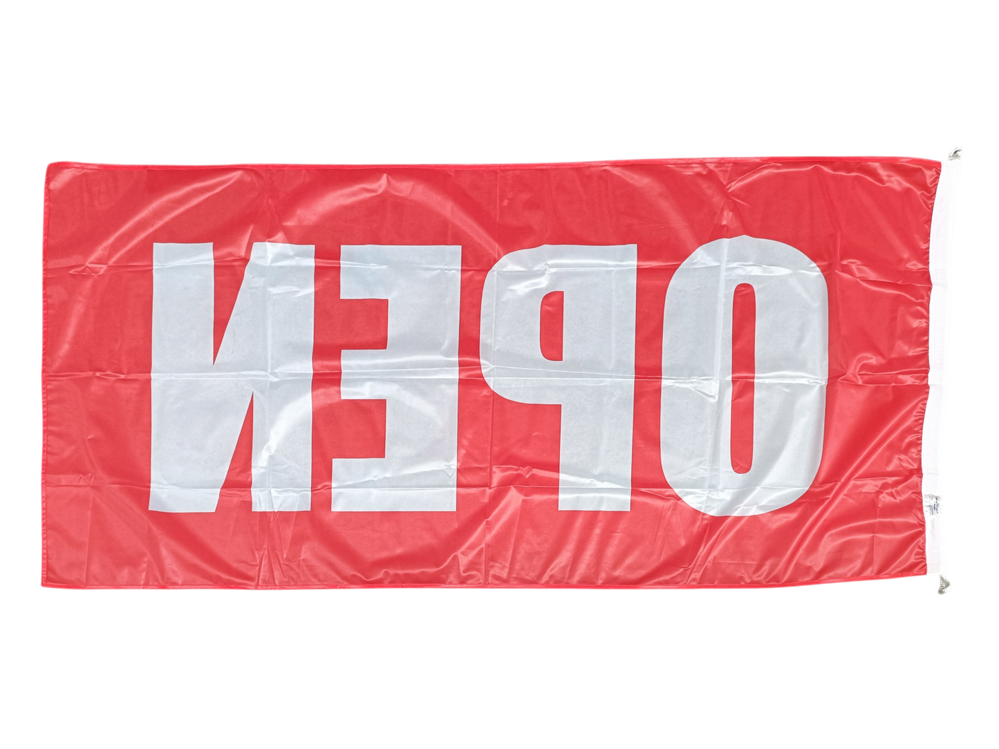 Open Flag, Red, 180x90 cm
