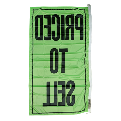 Priced To Sell Flag, 90x180 cm