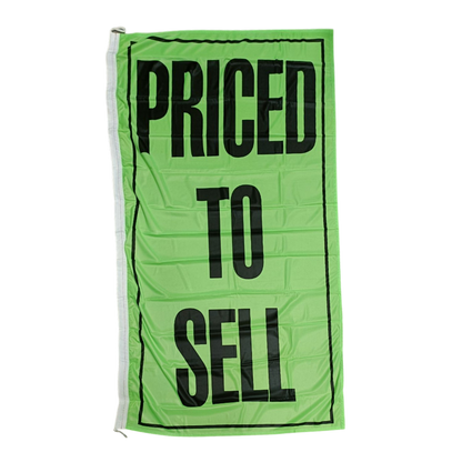 Priced To Sell Flag, 90x180 cm