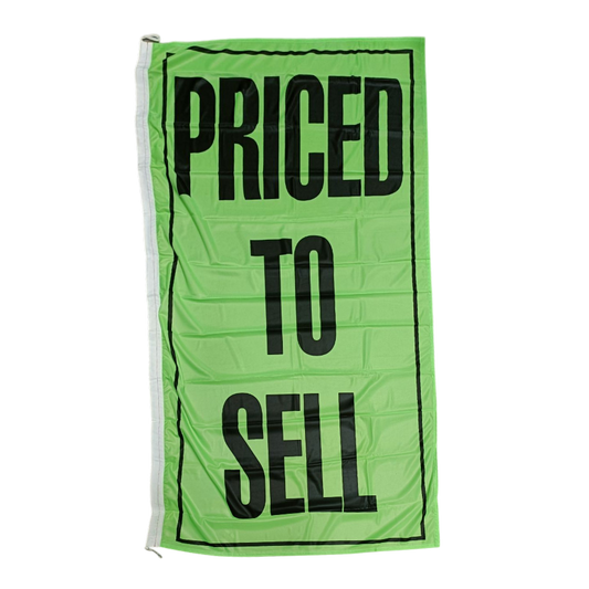 Priced To Sell Flag, 90x180 cm