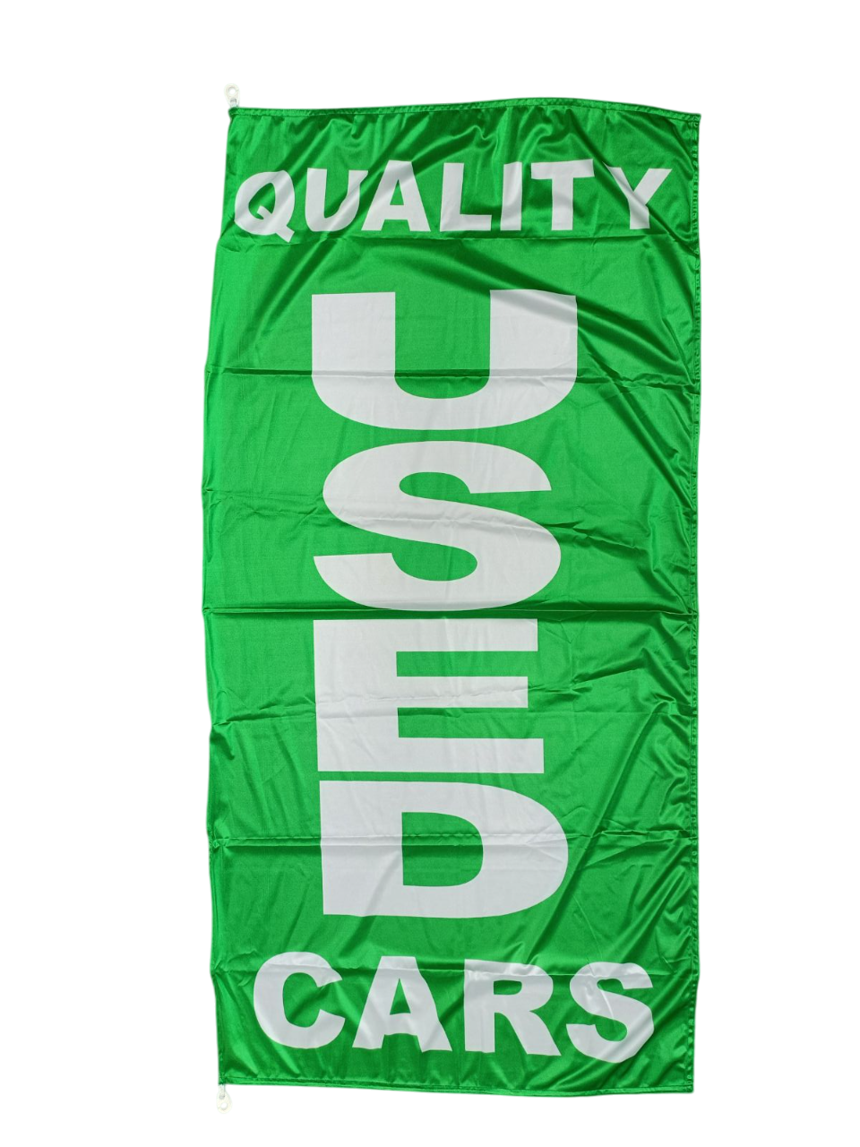 Quality Used Cars Banner Flag 90cm by 180cm - Green
