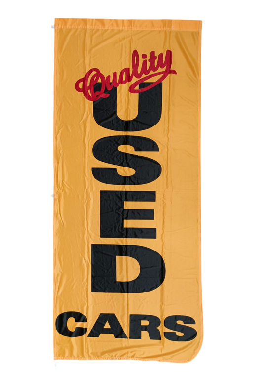Quality Used Cars Banner Flag 90cm by 180cm - Multiple Colors Available
