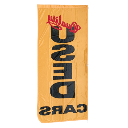 Quality Used Cars Flag, 90x180 cm - Available in Various Colors