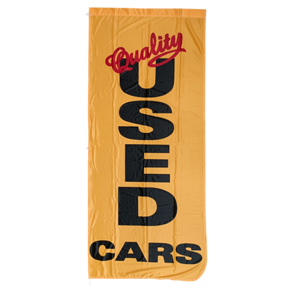 Quality Used Cars Flag, 90x180 cm - Available in Various Colors