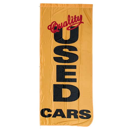 Quality Used Cars Flag, 90x180 cm - Available in Various Colors