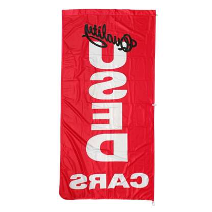 Quality Used Cars Flag, 90x180 cm - Available in Various Colors