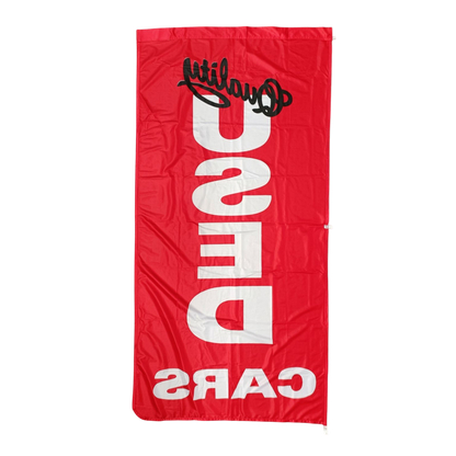 Quality Used Cars Flag, 90x180 cm - Available in Various Colors