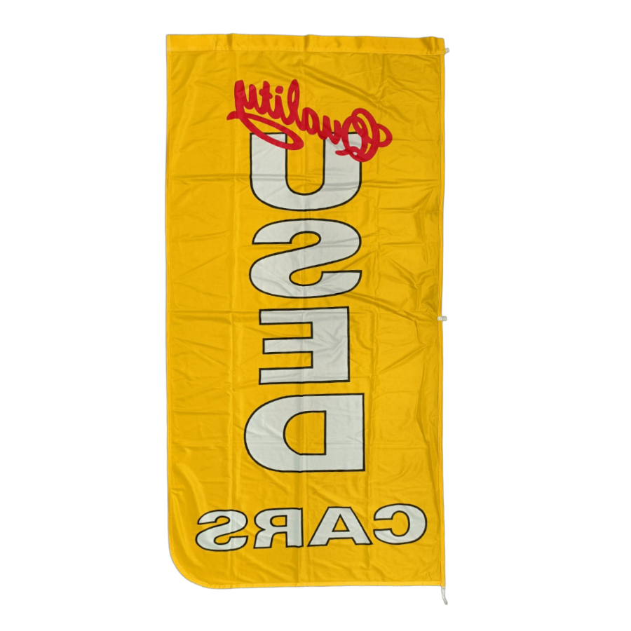 Quality Used Cars Flag, 90x180 cm - Available in Various Colors