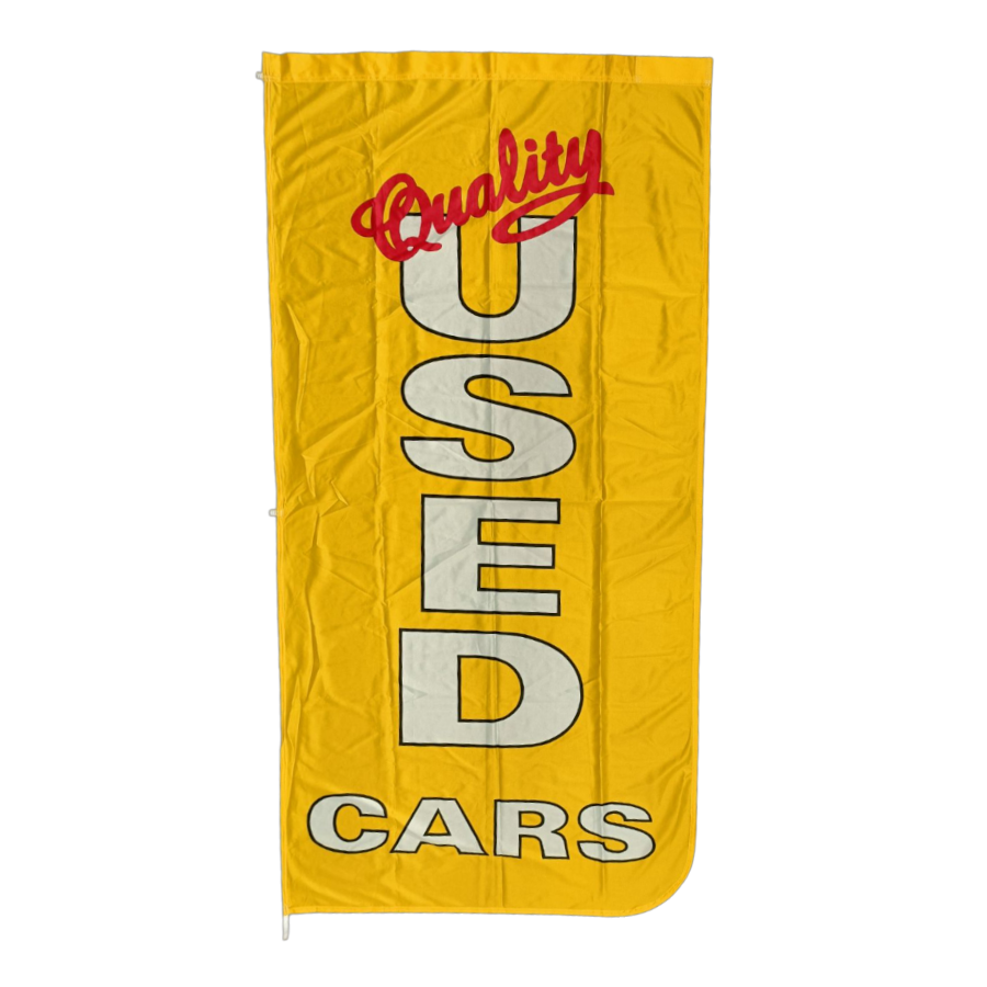 Quality Used Cars Flag, 90x180 cm - Available in Various Colors