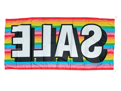 Sale Flag, Rainbow, 180x90 cm