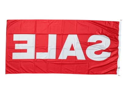 Sale Flag, Red, 180x90 cm