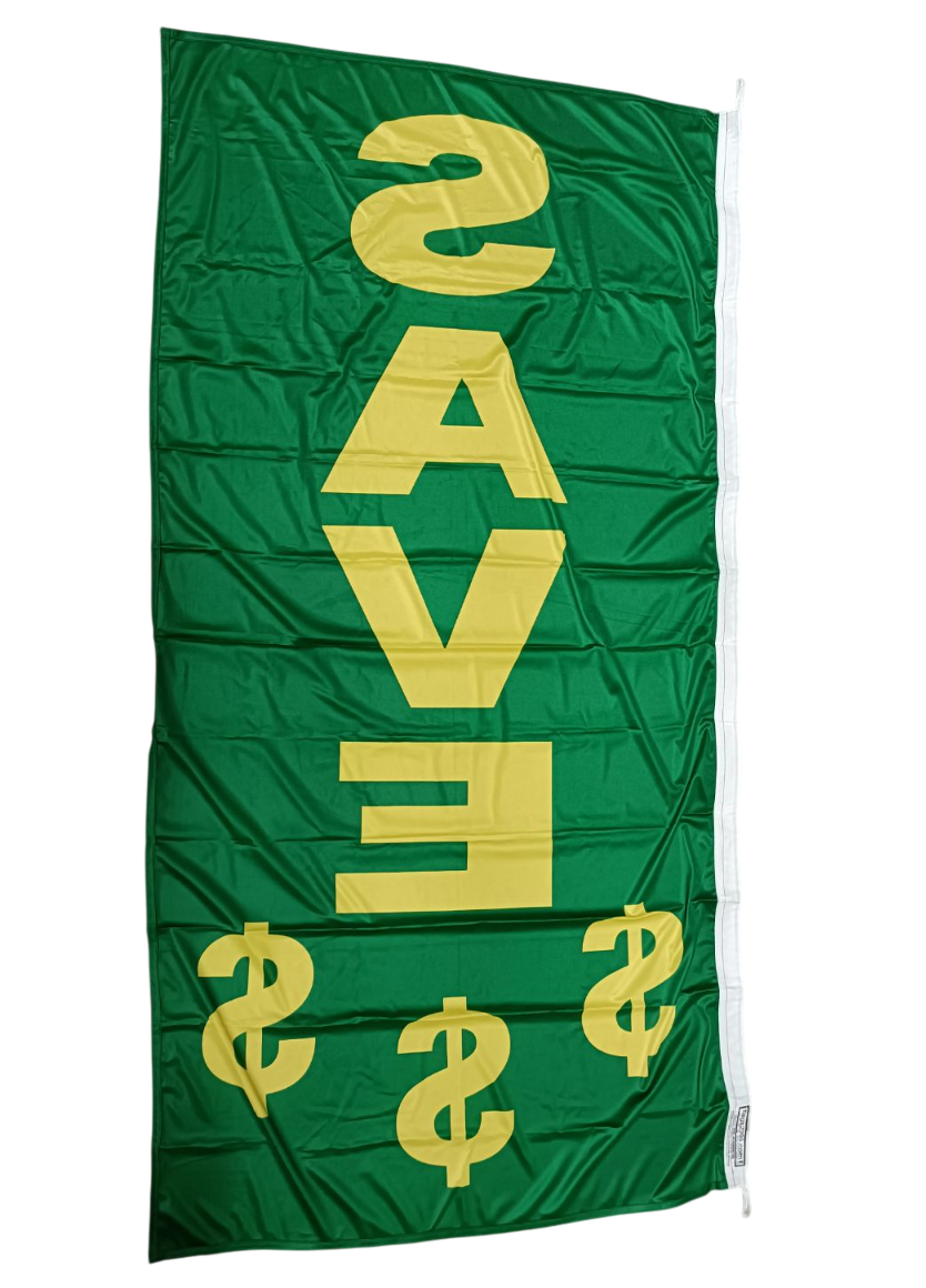 Save $$$ Vertical Flag, 90cm by 180cm