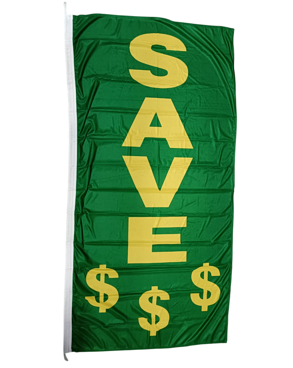 Save $$$ Vertical Flag, 90cm by 180cm