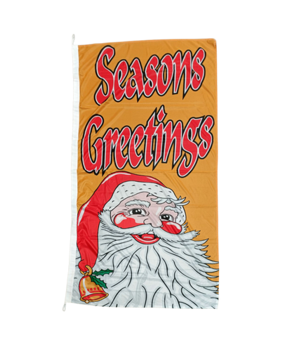 Seasons Greetings Flag, 90x180 cm - Available in Multiple Colors