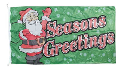 Seasons Greetings Flag, 180cm by 90cm