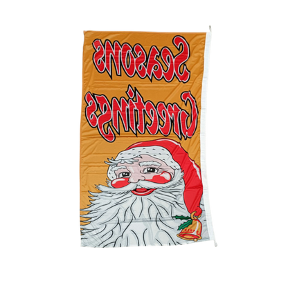 Seasons Greetings Flag,90cm by 180cm - Multiple Colors Available