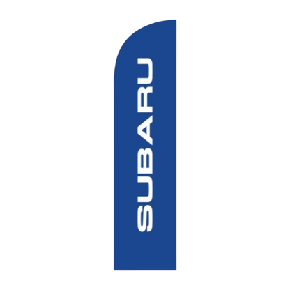 Subaru and 'Model' Feather Flags, 75x300 cm