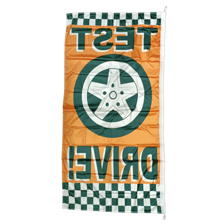 Test Drive Flag, 90x180 cm