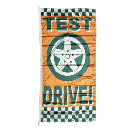 Test Drive Flag, 90x180 cm