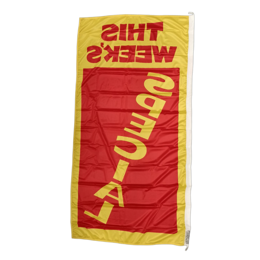 This Week's Special Flag, 90x180 cm