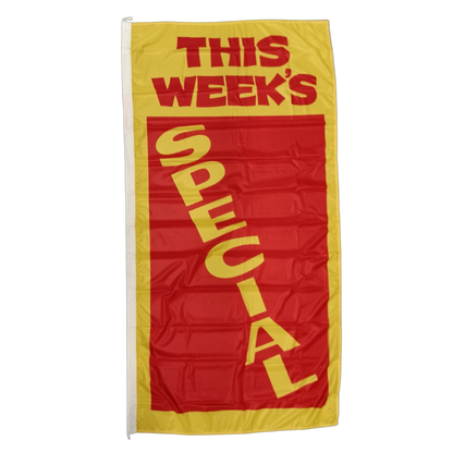 This Week's Special Flag, 90x180 cm
