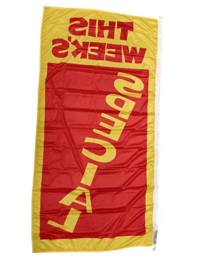 This Week's Special Flag, 90cm by 180cm