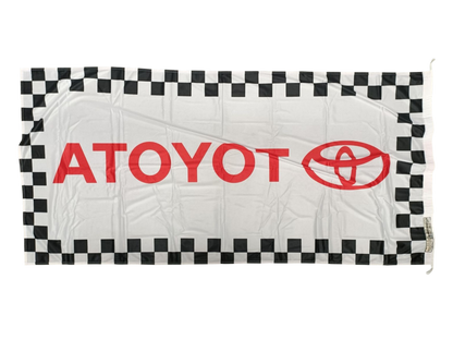 Toyota Racing Car Flag