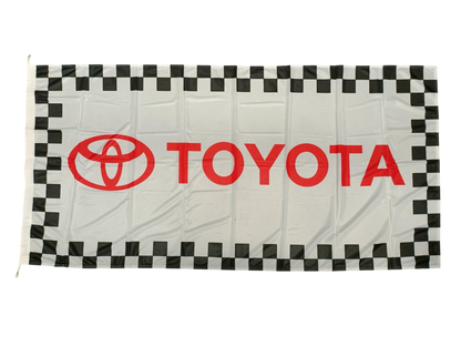 Toyota Racing Car Flag