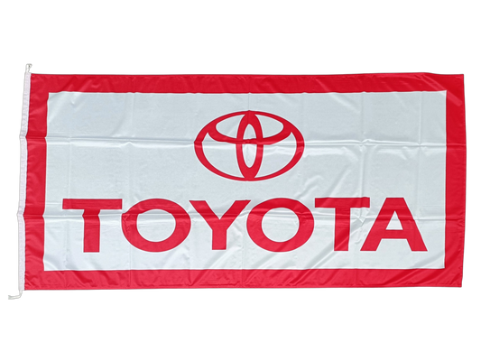 Quality, TOYOTA White Outdoor Flag - Multiple Sizes Available